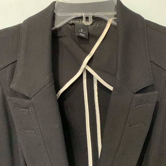 White House Black Market Ruffle Blazer size 8 - Picture 3 of 6